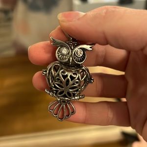 Essential Oil Pendant Locket Owl